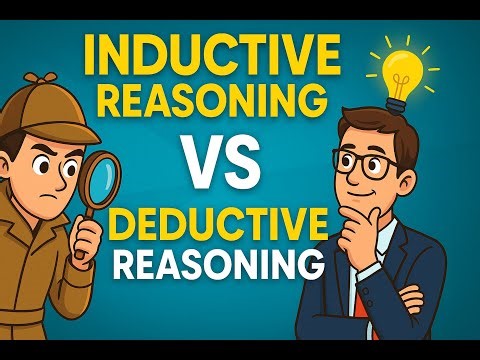 Inductive vs Deductive Reasoning.