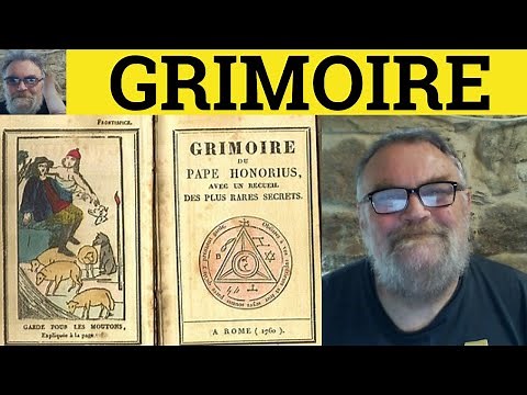 🔵 Grimoire Meaning - Grimoire Examples - Grimoire Definition - Magic Spells - Grimoire
