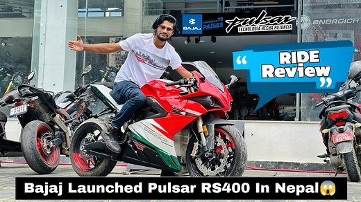 1.5M views · 10K reactions | Bajaj Launched Pulsar RS400 In Nepal  | Detailed Ride Review | Fire Hai Boss | Suraj Verma-Legal Banjara | Facebook