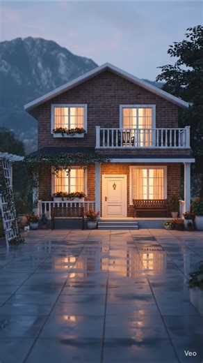 🏡✨ Cozy Mountain Brick House Makeover 🌄🧱