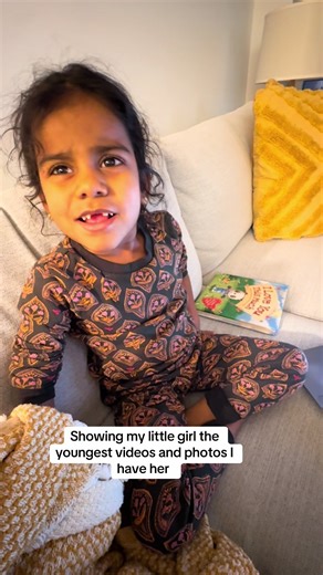 The very first photos and videos the children’s home ( orphanage ) sent me while waiting to bring my daughter home. I keep an open and fluid conversation about where she came from even if she doesn't fully understand it yet. We ofcourse have even visited ( she loved) and plan to in the future again. I'm confident she was loved and taken care of as best as she could have been. #raisingshivangi #adoption #love #milestones #adoptionstory