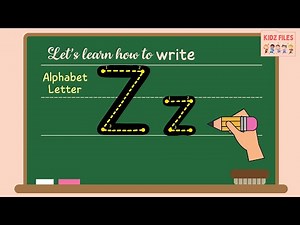 Learn how to write the Letter Zz || Practice writing