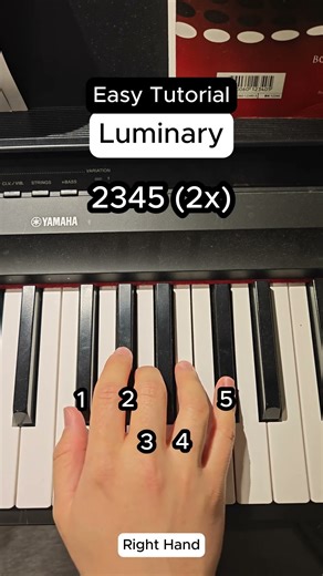 Luminary Piano Tutorial #piano #pianotutorial #luminary #musik #viral