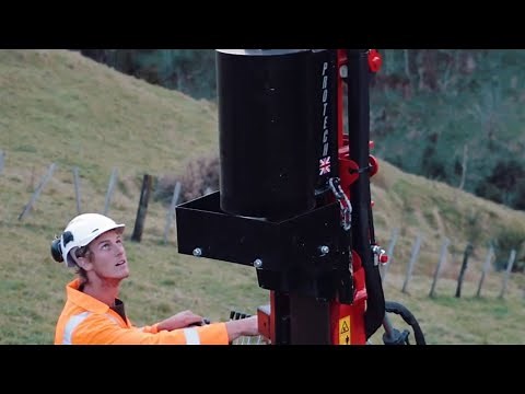 Protech EVO1 Tracked Post Driver tested | Farm Trader