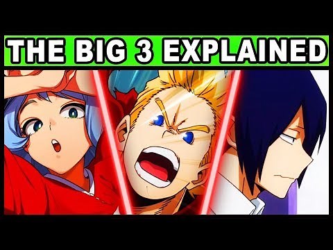 The Big 3 and Their Quirks Explained! (My Hero Academia / Boku no Hero Mirio Togata, Tamaki, Nejire)