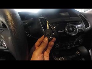 OPEN TRUNK USING ROMOTE KEY IN FORD FOCUS