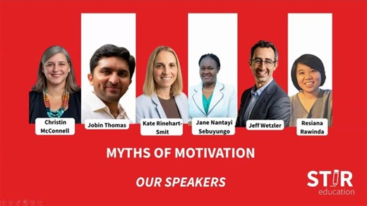 Webinar: Myths of Motivation | STIR Education