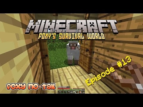 Minecraft Survival - How to start a Sheep Farm [13]