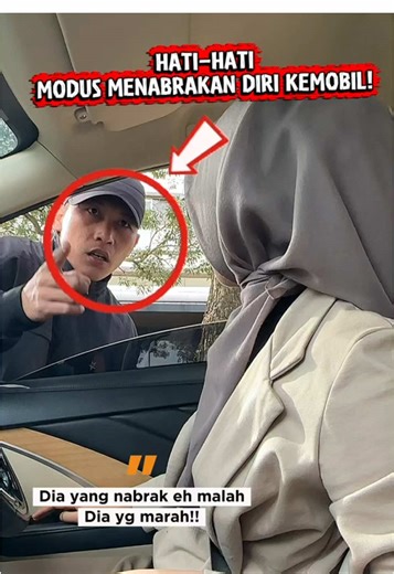 Hati-hati! Modus Orang Menabrakan Diri Ke Mobil