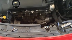 Close-Up View of Car Engine Components