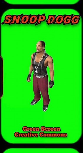 SNOOP DOGG video green screen. FOOTAGE ANIMATION .