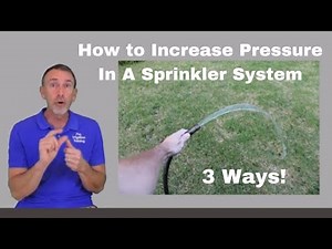3 Ways to Increase Pressure in an Irrigation System