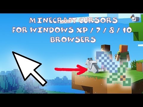 Change your cursor to minecraft
