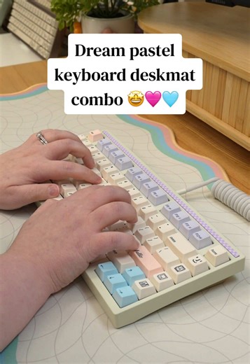 Ultimate Pastel Keyboard Setup: Dream Desk Combo