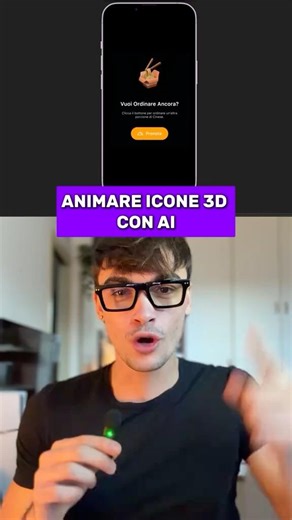 Come animare icone 3d con AI per interfacce UI #uxuidesign #3dicon #webdesigner