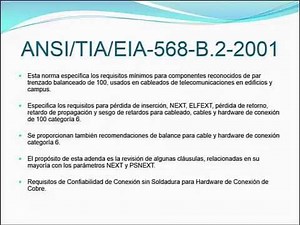 Principales normas - Cableado Estructurado