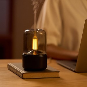 [Hot Item] 2-in-1 Aroma Humidifier Candle Ambience 120ml Aroma Diffuser