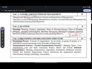EXAM PREPARATION:Principles of management for first sem BBA-