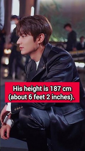 Lee Min-ho Age, height and networt #kdrama #leeminho #koreandrama