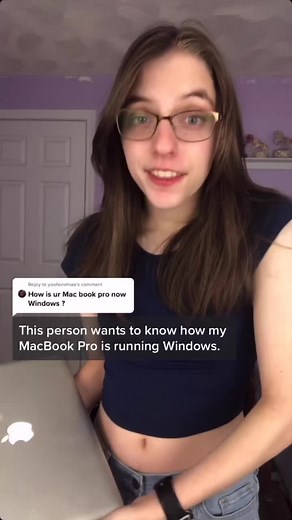 Reply to @yoofavvmiaa If you didn’t know, it’s possible to run Windows on MacBooks! Hope this helps explain how I did it 😁