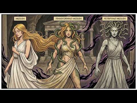 THE MYTH OF MEDUSA | The Cruel Origin of a Victim Condemned to Be the Villain | Mythology Comic
