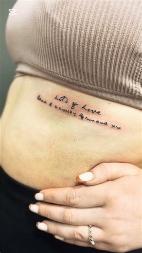 Elegant Under Breast Lettering #tattoo #matbon #art #letter #body #woman #love #family #fineline