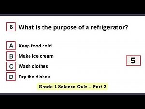 Grade 1 Science Quiz – Part 2/10 | Test Your Knowledge with 10 Simple and Engaging MCQs for Kids