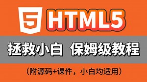 【拯救小白】HTML5保姆级教程，从懵逼到精通，完整教学，通俗易懂，从此写网页so easy！！！_前端 _前端开发 _前端入门_前端教程_HTML5