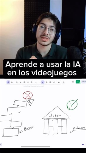 Santiago | Desarrollo de videojuegos on Instagram: "🚨 La IA puede ser increíble para crear videojuegos… pero si no entiendes los fundamentos de programación, lo que construyes es como un Jenga a punto de caerse. He visto estudiantes que al inicio avanzan rápido copiando y pegando código de la IA… pero cuando el proyecto crece, todo se derrumba. La clave no es solo usar IA, sino entender lo que hace tu juego sólido. ¿Quieres aprender cómo empezar con bases firmes? Comenta “VIDEO” y te comparto u