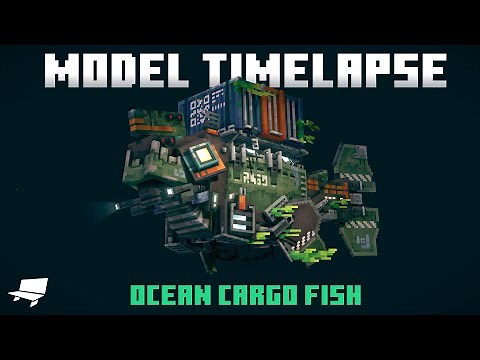 Ocean Cargo Fish | Blockbench Timelapse