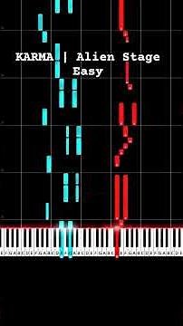 KARMA | Alien Stage Easy PIANO 1/3 #piano#alienstage