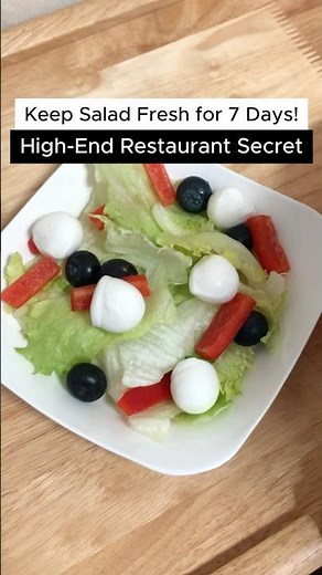 How to Keep Salad Fresh for 7 Days (Restaurant Secret Revealed!)