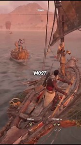 What happens when you push an enemy into the water in Assassin's Creed games? #videogames