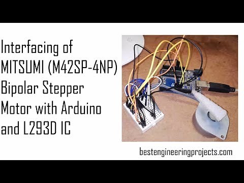 Interfacing of Stepper Motor Mitsumi M42SP 4NP with Arduino