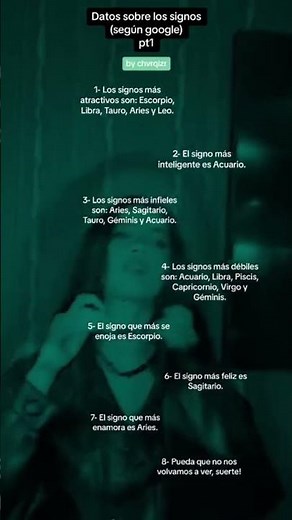 Datos sobre los signos #shorts #datoscuriosos #entretenimiento
