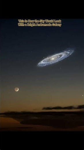 If Andromeda Were Brighter… Our Night Sky Would Look Unreal 🌌