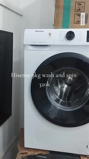 Hisense 9kg Inverter Washing Machine - Best Price 320k