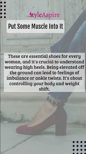 How to Walk in #Stiletto Heels