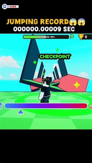 Roblox Jumping Record 😱 | Roblox Shorts #robloxshorts #robloxedits #robloxfunnymoments #roblox