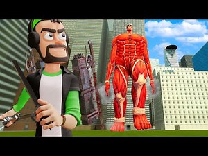 Protecting The World from Attack on Titan in Gmod?! (Garry's Mod Gameplay)