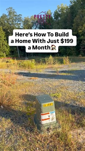 Here’s how to build a home with just $199/month🏠 Step 1️⃣ Owner finance 0.25 acres for around $199 per month Step 2️⃣ Use your land as the down payment for a construction loan Step 3️⃣ That same loan can include your well, septic, driveway & site work 👷🏽‍♀️ Comment “LAND” to get my list of cheap land where you can find land under $1,000 and owner financing websites🔥 #landbank #realestateinvesting #prettybigdeal #theprettygirlinvestor #cheapland #ownerfinancing #buildwealth #landinvesting #re