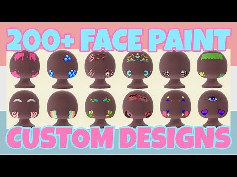 Best 200+ Face Paint For Halloween Custom Designs In Animal Crossing New Horizons (Design ID Codes)