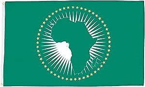 AZ FLAG - African Union Flag - 2x3 Ft - 100D Polyester Ua Banner with Two Metal Grommets - Fade Resistant - Vivid Colors - 2' x 3' Feet - 90x60 Cm