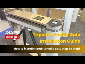 How to install tripod turnstile - MairsTurnstile