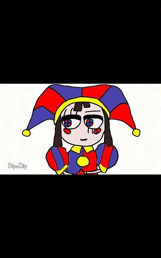 Jax and Pomni Fish Hat meme animation (Asdf movie 16, tadc)