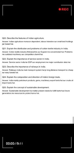 Class 12 Geography Top 25 Important Questions 🔥 | Board Exam 2025 | Must Watch