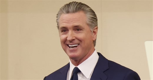 Gavin Newsom Has a Theory Why Furious Trump Gave the Finger