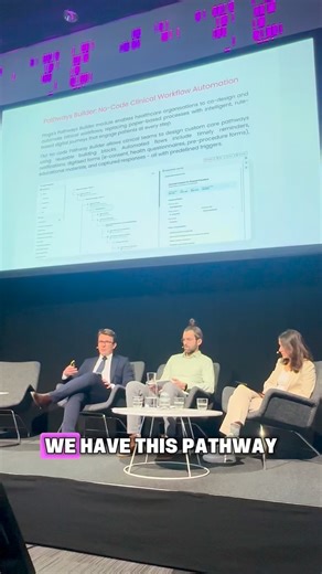 Clinical AI is only as strong as the data and workflows behind it. In this moment from the EHTEL “EHR–Algorithm Communication” session at Radical Health Festival, our CTO Dragan Sahpaski explains how Pinga®’s Pathway Builder is used to model real clinical and administrative processes end-to-end – from how data is created in the workflow, into data models and interoperable messages, all the way to AI models and value-based care. In other words, data is created in the right way, becomes interopera