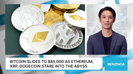 Bitcoin slides to $85K