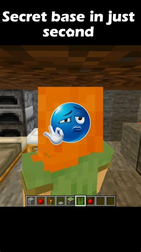 Minecraft Secret Base in just second #minecraft #viral #technogamerz #trending #minecraftbuilding
